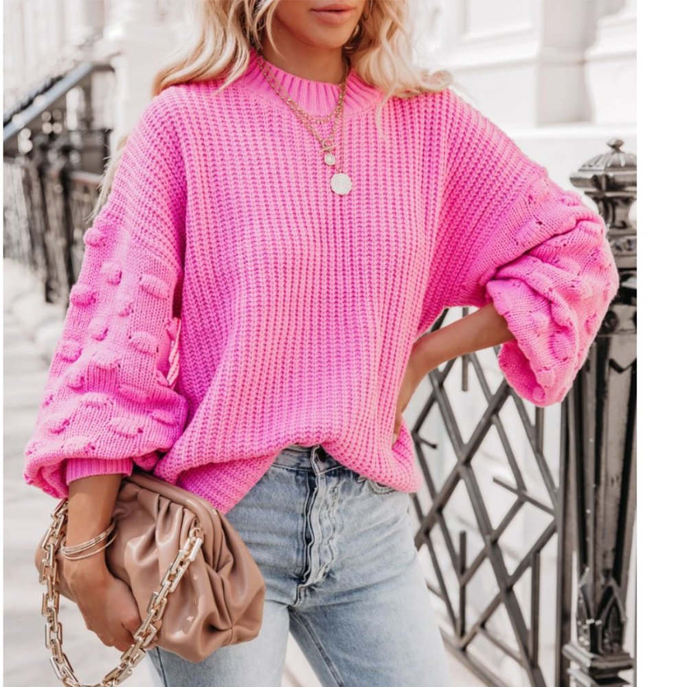 ANNIKA Bubble Knit Sweater